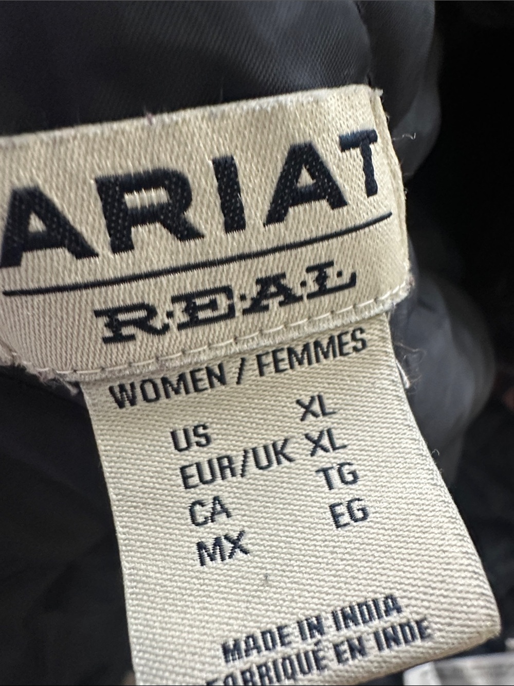 Ariat Navy Aztec-Pattern Button Front Jacket - Picture 10 of 10